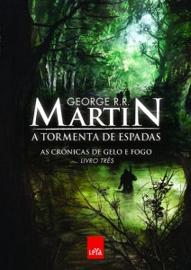 Capa do livro "A Tormenta de Espadas" de George RR Martin