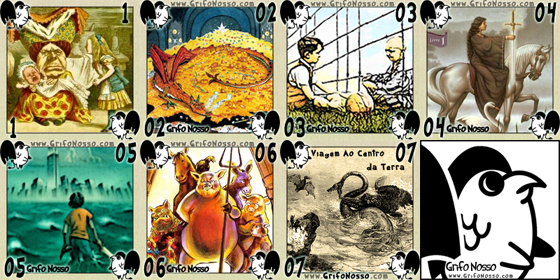 Capas dos episódios 01 a 07