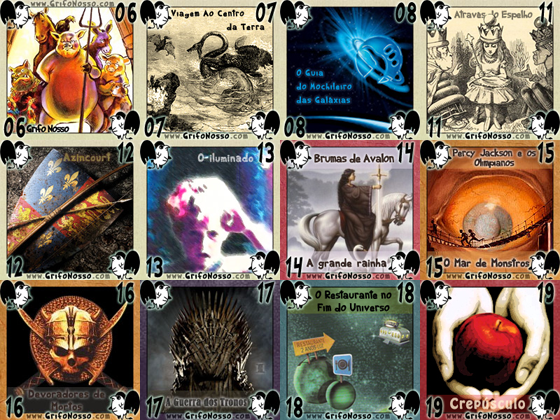 Capas dos episódios 08 a 19